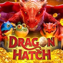 Dragon Hatch logo by PG Soft at Vauhdikas CasinoDragon Hatch